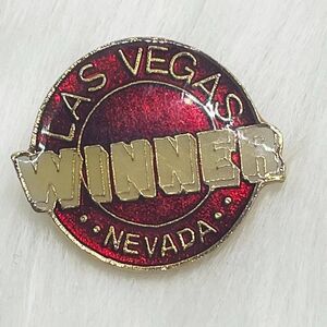 🔮 5/$25 Vintage Las Vegas‎ Winner Pin